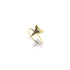 Anneau de dent de requin par Lauren Howe | Or Vermeil .925 | Cristal noir